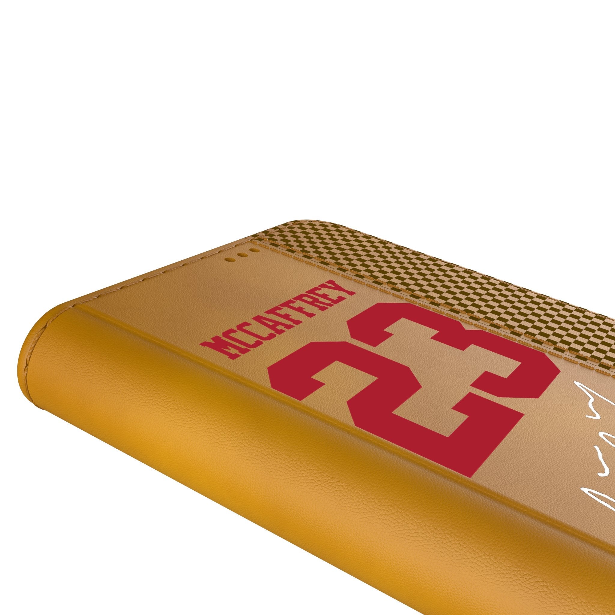 Christian McCaffrey San Francisco 49ers 23 Game Tactic Folio Phone Case for Apple iPhone - Sports Gifts, Sports Memorabilia, Sports Collectibles, Fan Shop