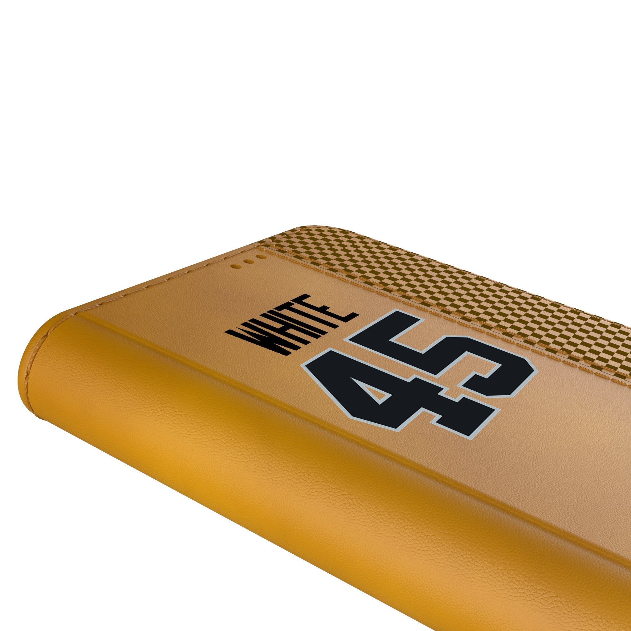 Devin White Las Vegas Raiders 45 Game Tactic Folio Phone Case for Apple iPhone - Sports Gifts, Sports Memorabilia, Sports Collectibles, Fan Shop