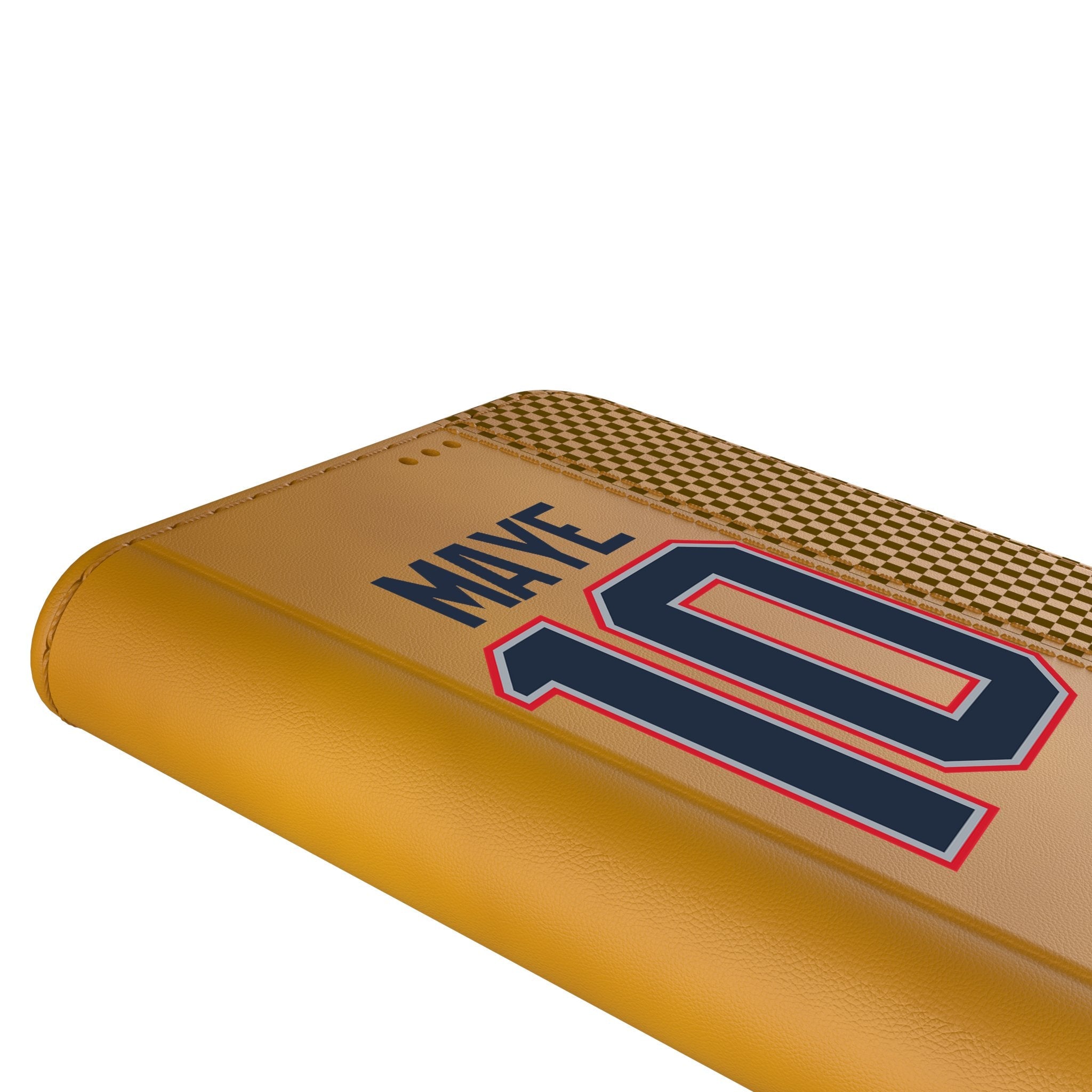 Drake Maye New England Patriots 10 Game Tactic Folio Phone Case for Apple iPhone - Sports Gifts, Sports Memorabilia, Sports Collectibles, Fan Shop