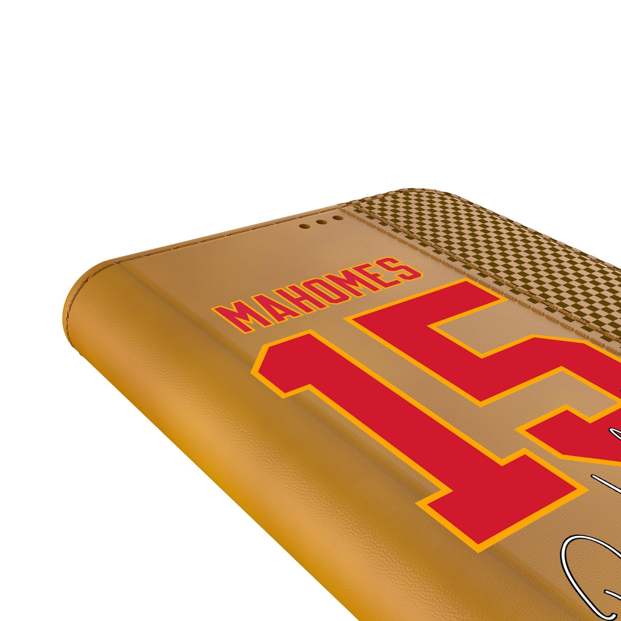 Patrick Mahomes Kansas City Chiefs 15 Game Tactic Folio Phone Case for Samsung Galaxy - Sports Gifts, Sports Memorabilia, Sports Collectibles, Fan Shop