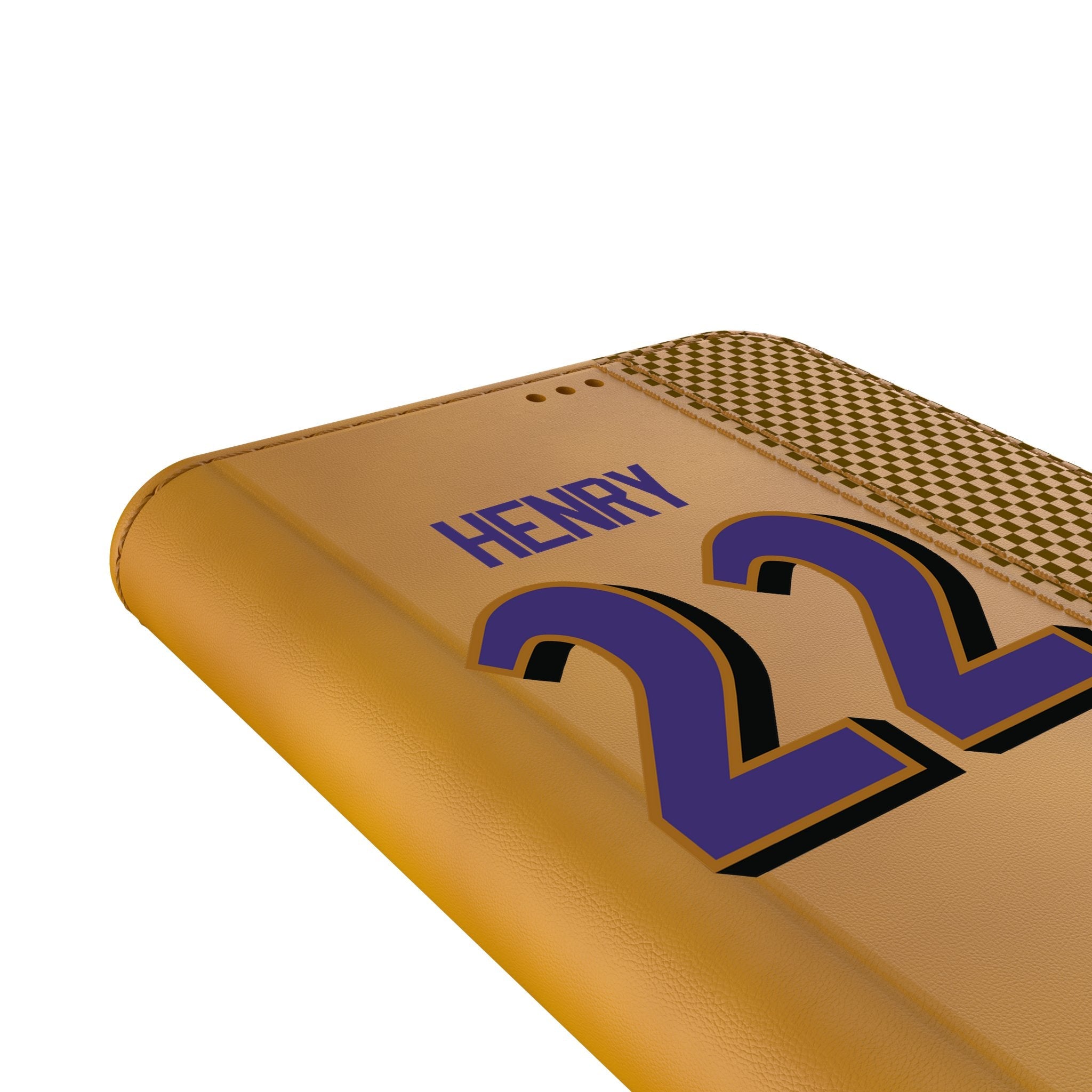 Derrick Henry Baltimore Ravens 22 Game Tactic Folio Phone Case for Samsung Galaxy - Sports Gifts, Sports Memorabilia, Sports Collectibles, Fan Shop