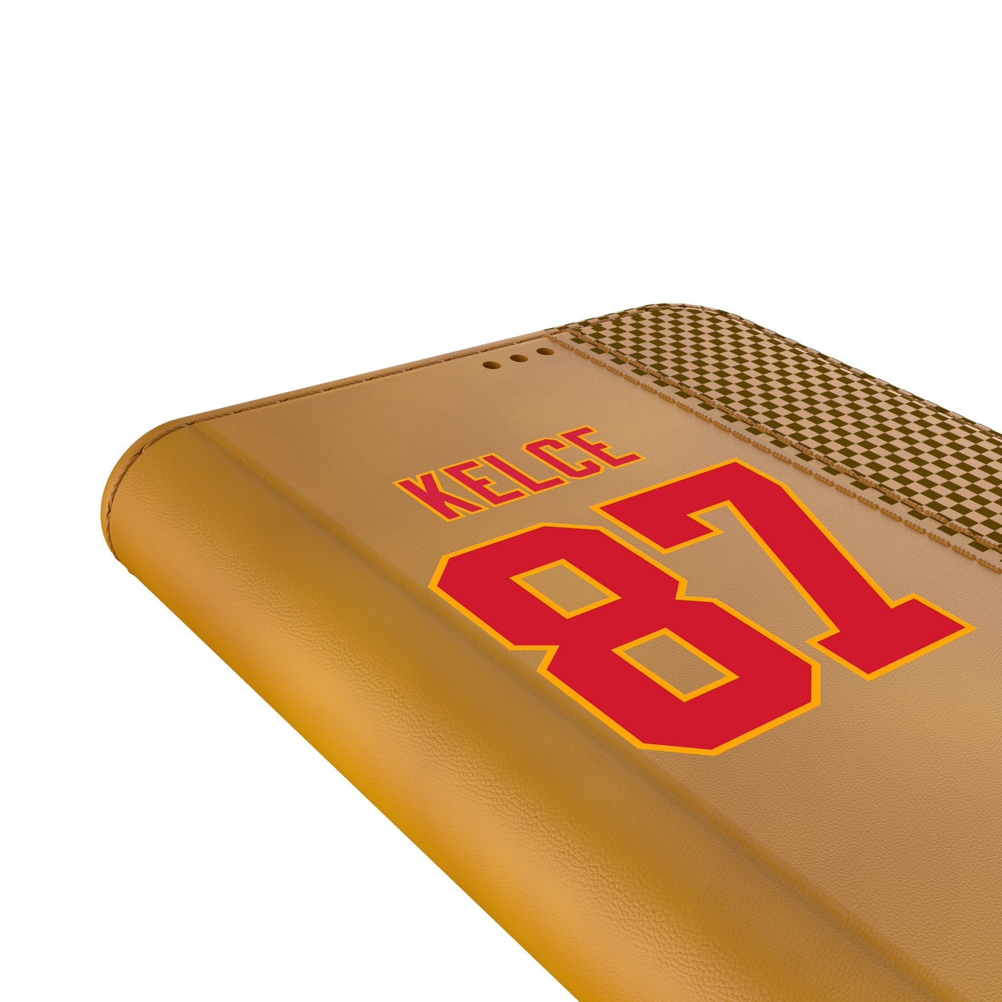 Travis Kelce Kansas City Chiefs 87 Game Tactic Folio Phone Case for Samsung Galaxy - Sports Gifts, Sports Memorabilia, Sports Collectibles, Fan Shop