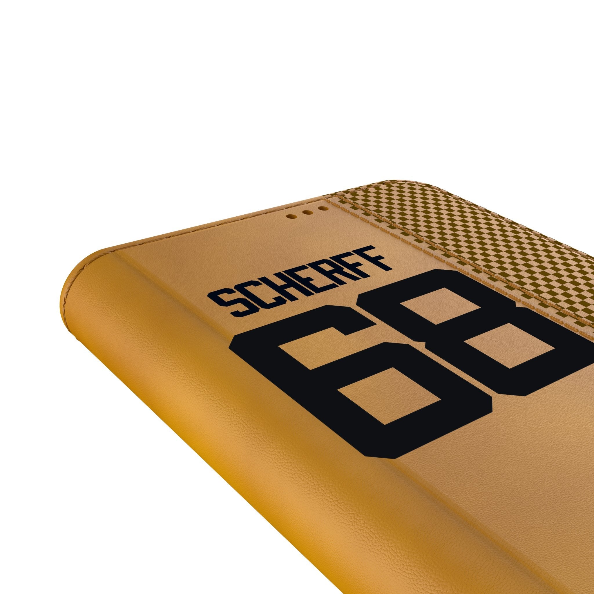 Brandon Scherff Jacksonville Jaguars 68 Game Tactic Folio Phone Case for Samsung Galaxy - Sports Gifts, Sports Memorabilia, Sports Collectibles, Fan Shop