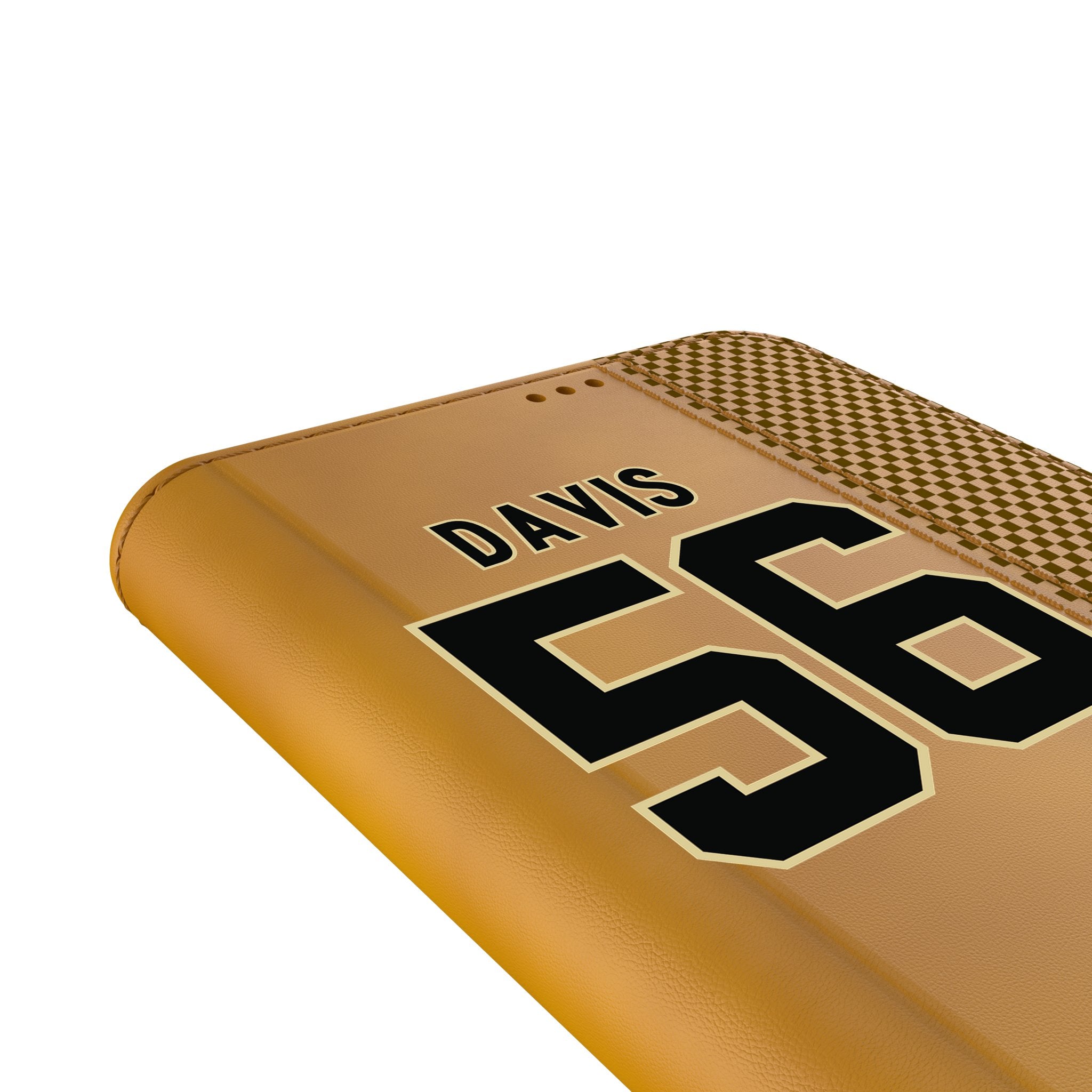 Demario Davis New Orleans Saints 56 Game Tactic Folio Phone Case for Samsung Galaxy - Sports Gifts, Sports Memorabilia, Sports Collectibles, Fan Shop