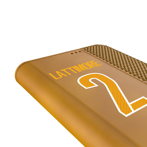 Marshon Lattimore Washington Commanders 2 Game Tactic Folio Phone Case for Samsung Galaxy - Sports Gifts, Sports Memorabilia, Sports Collectibles, Fan Shop