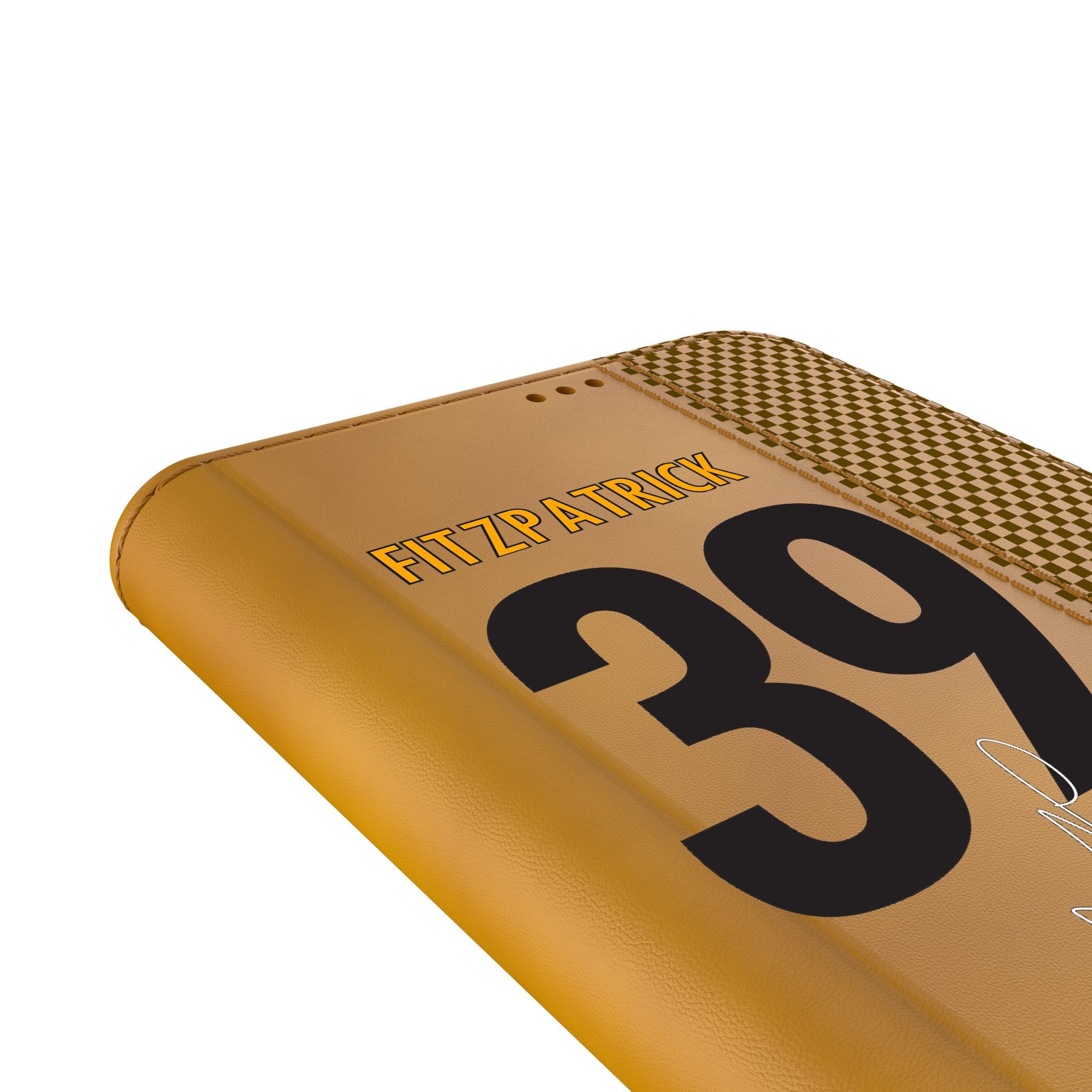 Minkah Fitzpatrick Pittsburgh Steelers 39 Game Tactic Folio Phone Case for Samsung Galaxy - Sports Gifts, Sports Memorabilia, Sports Collectibles, Fan Shop