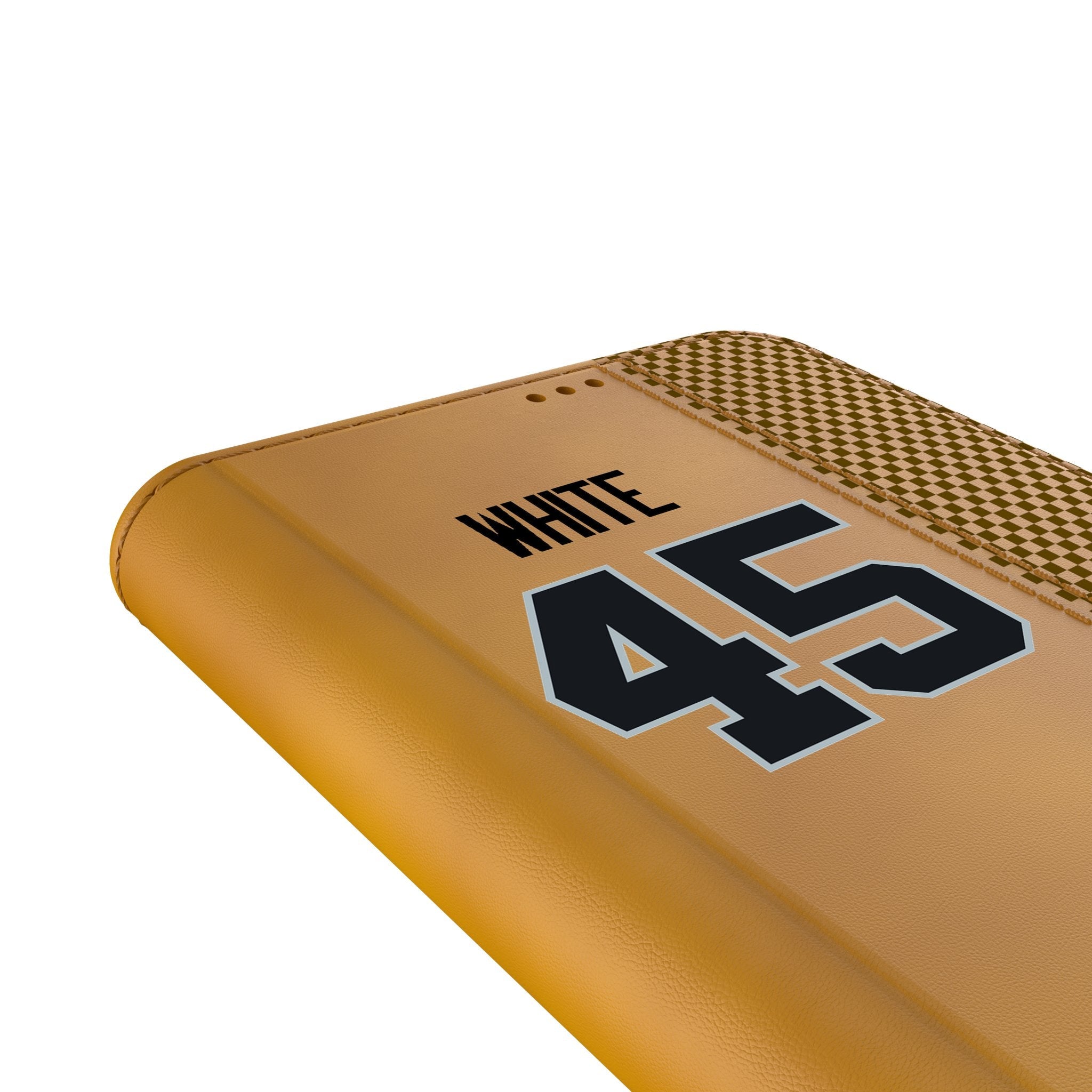 Devin White Las Vegas Raiders 45 Game Tactic Folio Phone Case for Samsung Galaxy - Sports Gifts, Sports Memorabilia, Sports Collectibles, Fan Shop