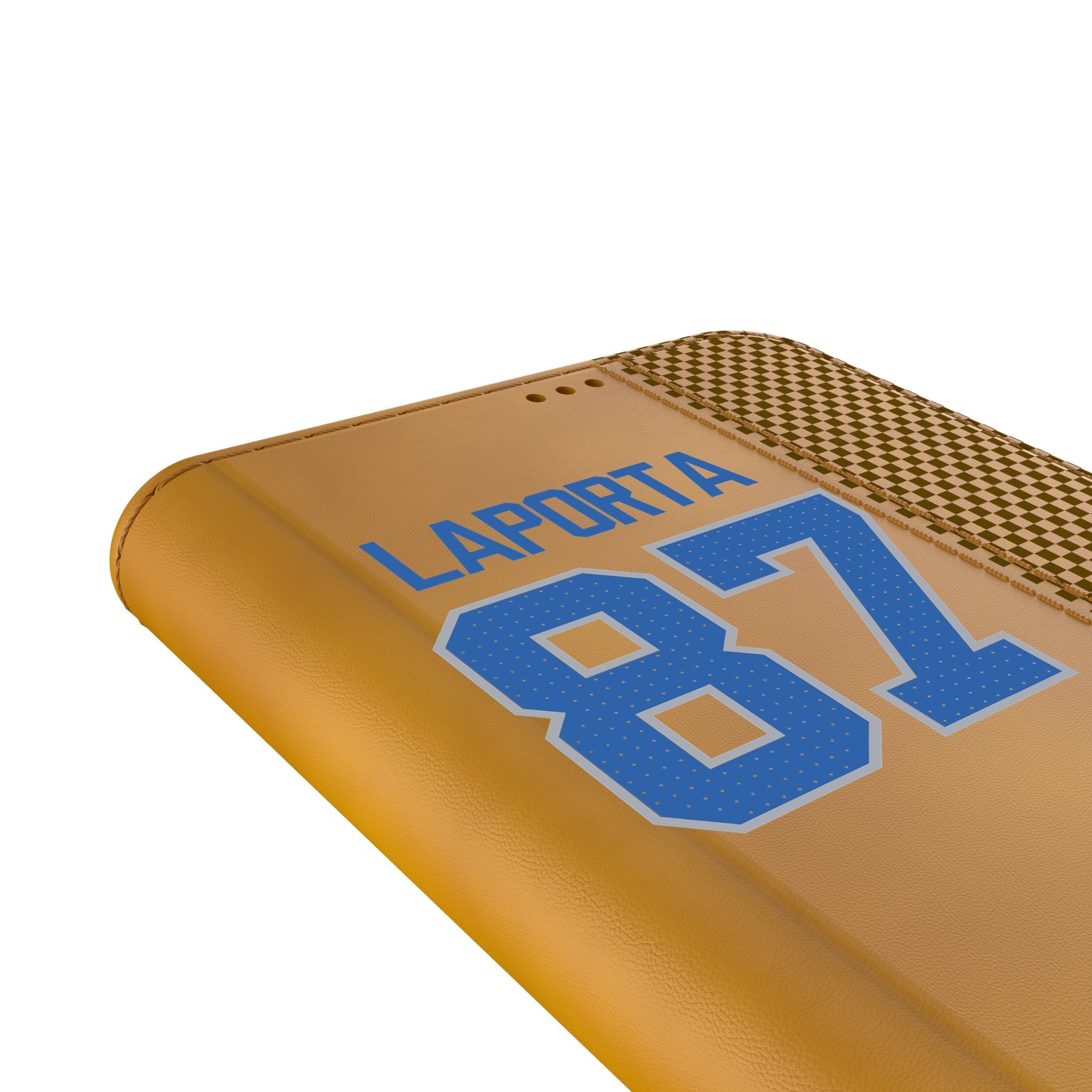 Sam LaPorta Detroit Lions 87 Game Tactic Folio Phone Case for Samsung Galaxy - Sports Gifts, Sports Memorabilia, Sports Collectibles, Fan Shop