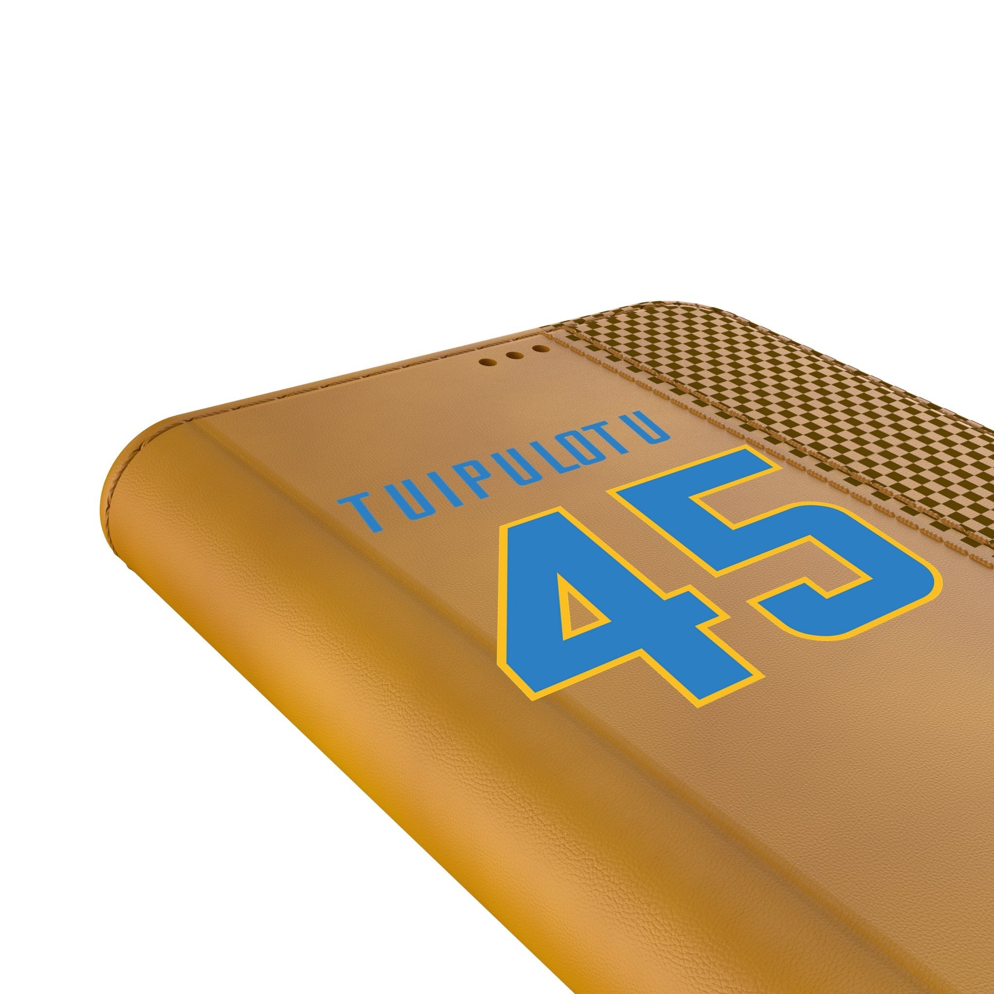 Tuli Tuipulotu Los Angeles Chargers 45 Game Tactic Folio Phone Case for Samsung Galaxy - Sports Gifts, Sports Memorabilia, Sports Collectibles, Fan Shop