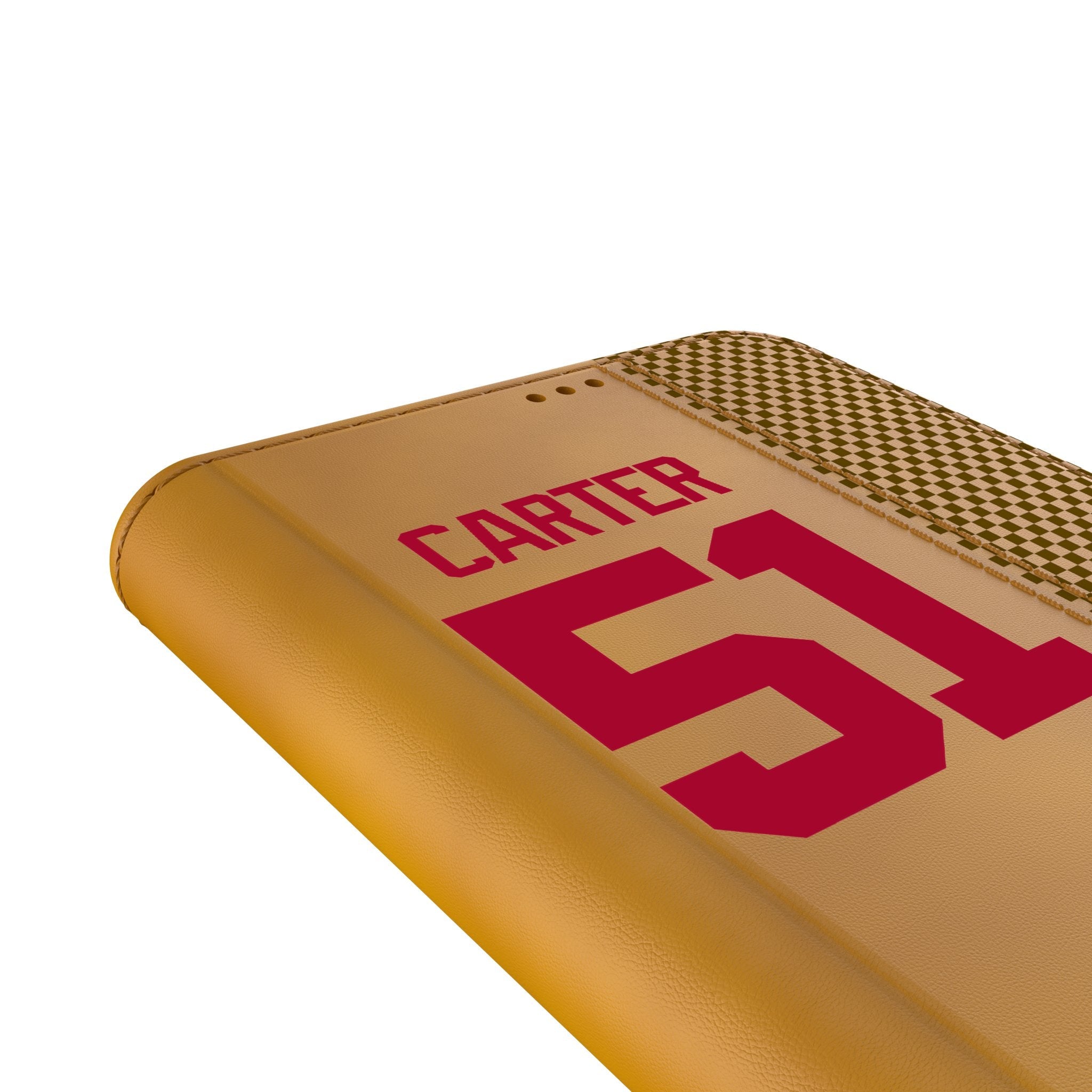 Abdul Carter New York Giants 51 Game Tactic Folio Phone Case for Samsung Galaxy - Sports Gifts, Sports Memorabilia, Sports Collectibles, Fan Shop