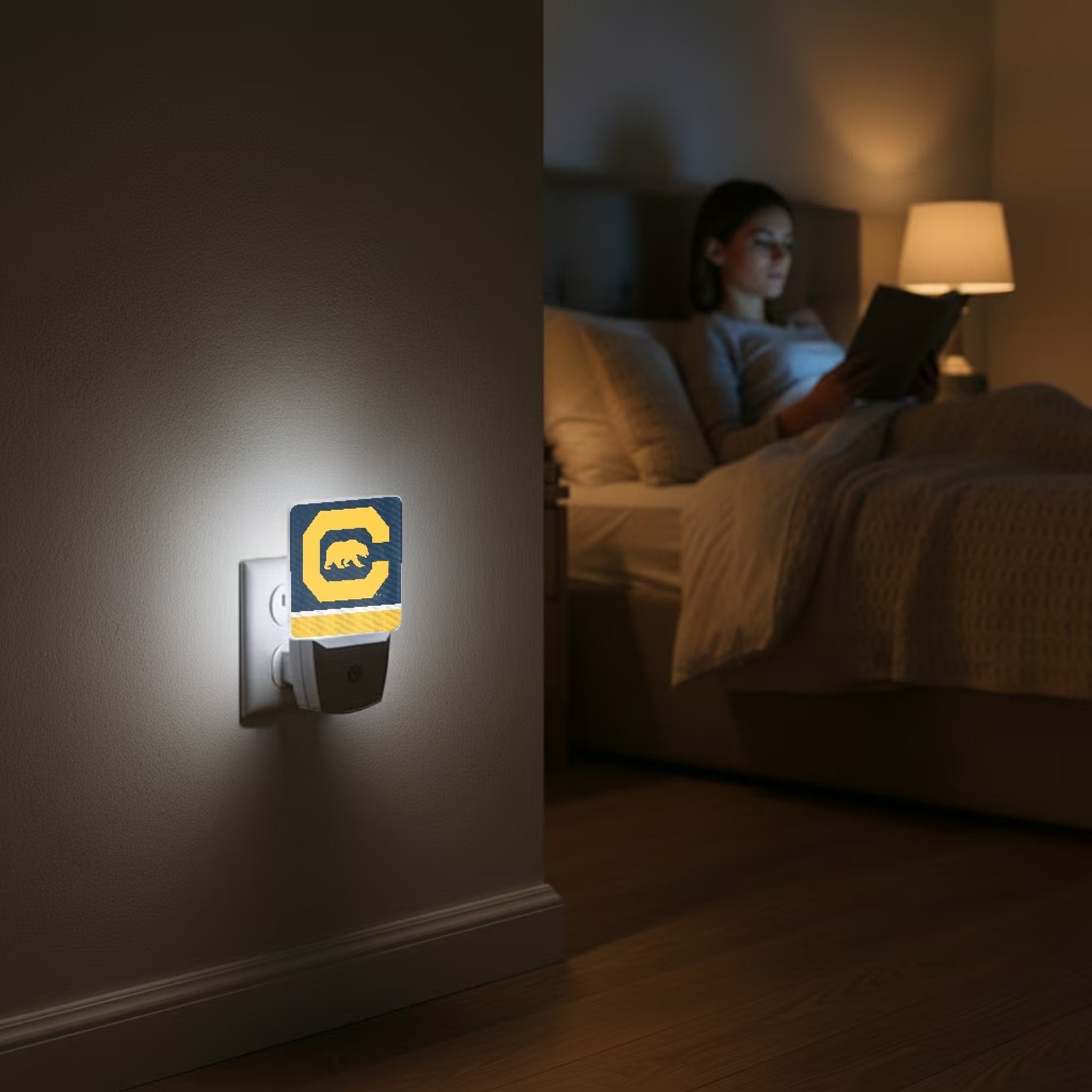 University of California Berkeley Golden Bears Stripe Night Light 2-Pack - Sports Gifts, Sports Memorabilia, Sports Collectibles, Fan Shop