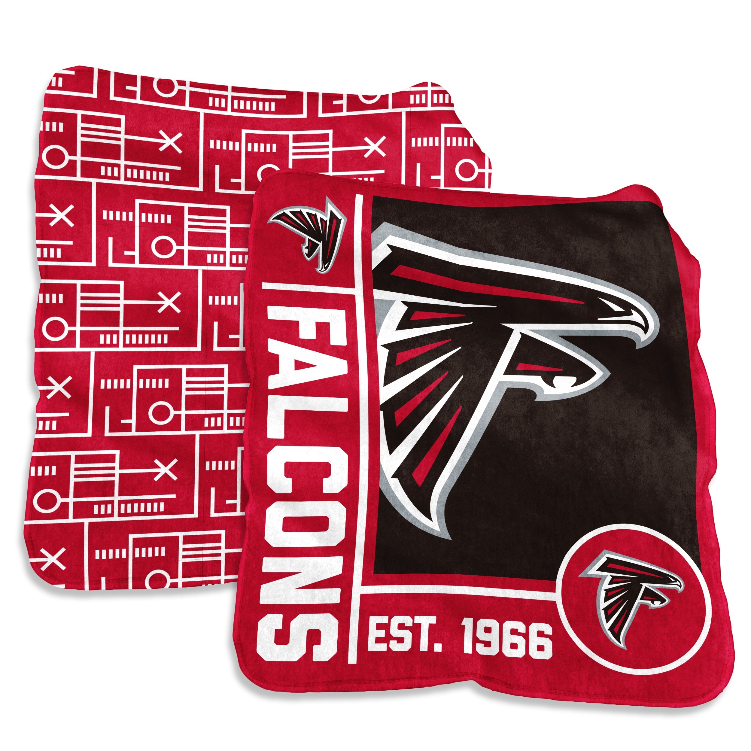 Atlanta Falcons 60x70 Super Plush Blanket for ultimate comfort and warmth, perfect for game nights and chilly evenings. Made from durable 600 GSM polyester, this generously sized blanket showcases team spirit with luxurious softness, ideal for any Atlanta Falcons fan.