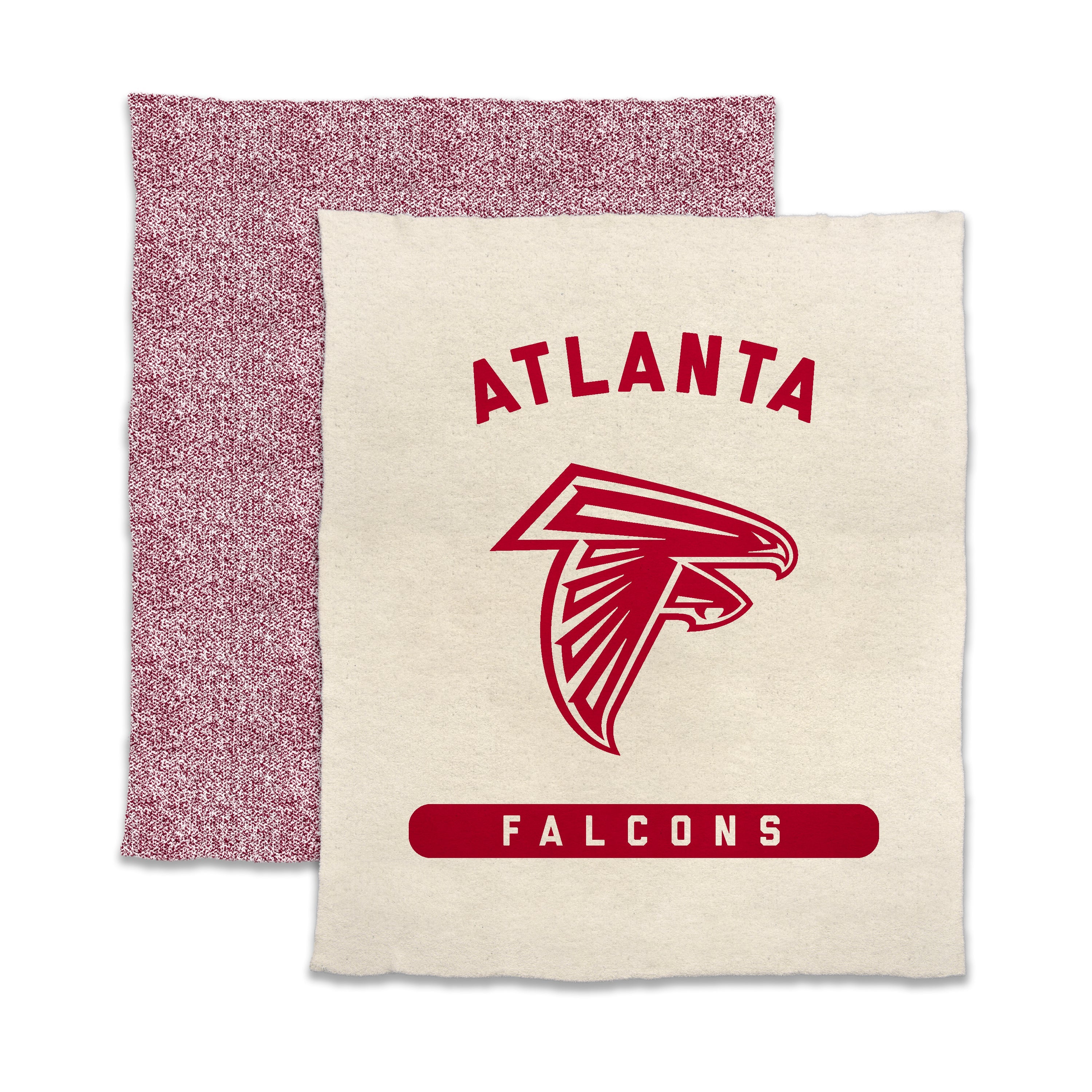 Atlanta Falcons Luxe Prime Dreams Throw - Experience ultimate luxury with this 50x60 inch ultra-soft polyester microfiber blanket, featuring a vibrant sublimated logo. Perfect for gifting, home decor, or personal use, this cozy throw is ideal for holidays, birthdays, or as a thoughtful teacher gift for any Falcons fan.