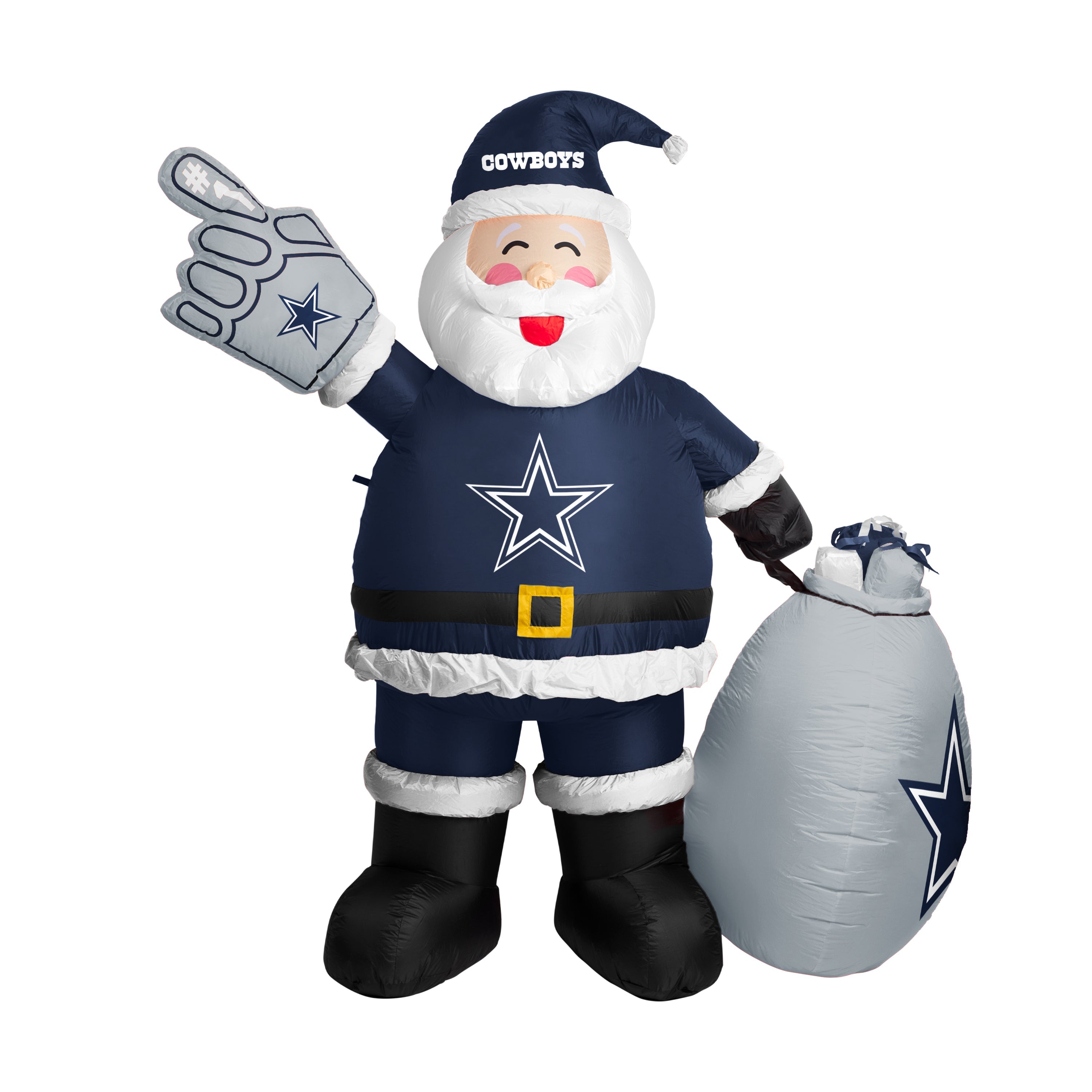 Dallas Cowboys Santa Claus Yard Inflatable