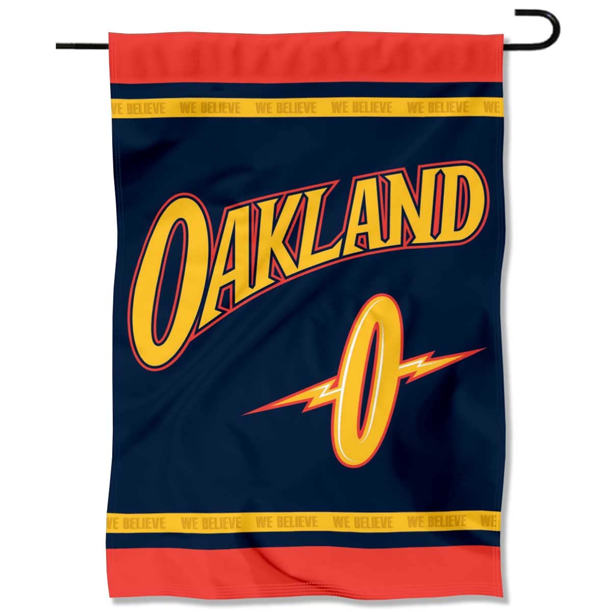 WinCraft Golden State Warriors City Edition Double Sided Garden Flag - Sports Collectibles, Sports Memorabilia, Sports Fan Shop, Sports Gifts