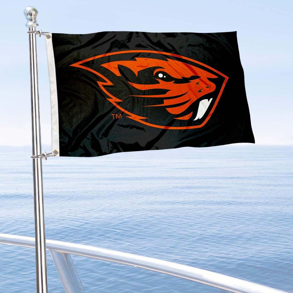 College Flags & Banners Co. Oregon State Beavers Boat and Nautical Flag - Sports Collectibles, Sports Memorabilia, Sports Fan Shop, Sports Gifts