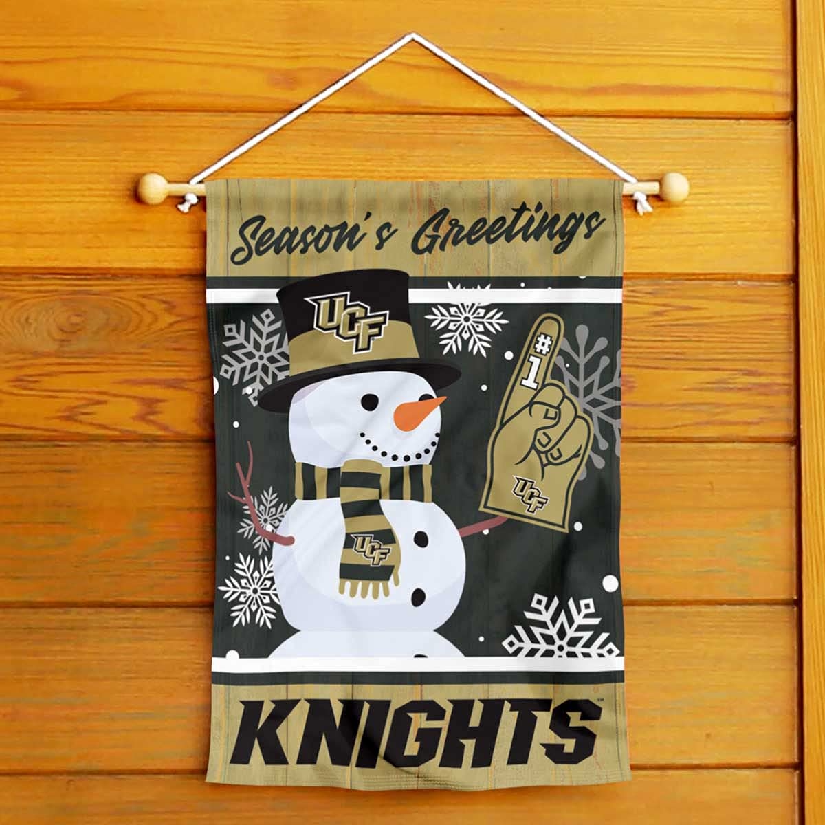 Central Florida Knights Holiday Winter Snow Garden Banner Flag - Sports Collectibles, Sports Memorabilia, Sports Fan Shop, Sports Gifts
