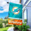 WinCraft Dolphins Banner House Flag and 5 Foot Flagpole Set - Sports Collectibles, Sports Memorabilia, Sports Fan Shop, Sports Gifts