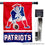 WinCraft Patriots Pat Patriot Banner House Flag and 5 Foot Flagpole Set - Sports Collectibles, Sports Memorabilia, Sports Fan Shop, Sports Gifts