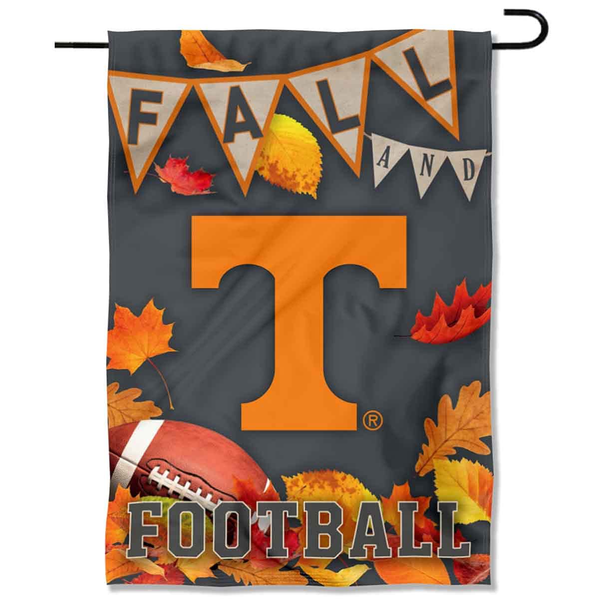 College Flags & Banners Co. Tennessee Volunteers Fall Leaves Football Season Garden Yard Flag - Sports Collectibles, Sports Memorabilia, Sports Fan Shop, Sports Gifts