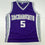 Autographed/Signed De'Aaron Fox Sacramento Purple Basketball Jersey Beckett BAS COA