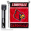 College Flags & Banners Co. Louisville Cardinals Garden Flag with Stand Holder - Sports Collectibles, Sports Memorabilia, Sports Fan Shop, Sports Gifts