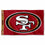 WinCraft San Francisco 49ers Printed Header 3x5 Foot Banner Flag - Sports Collectibles, Sports Memorabilia, Sports Fan Shop, Sports Gifts