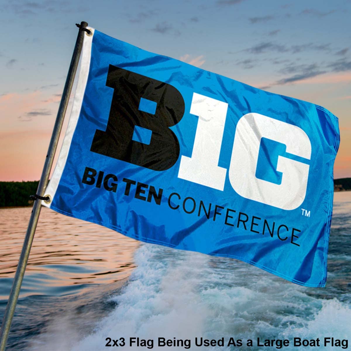Big Ten Small 2x3 Flag and Banner - Sports Collectibles, Sports Memorabilia, Sports Fan Shop, Sports Gifts