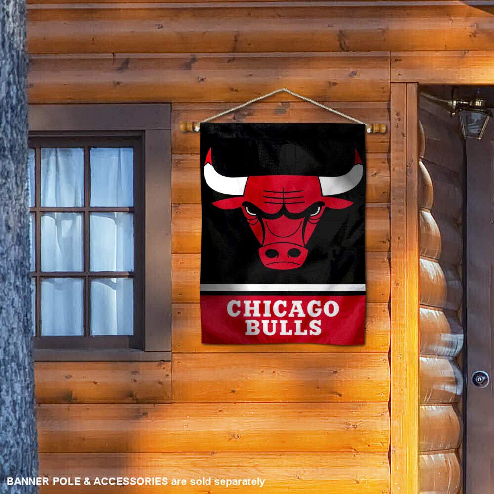 WinCraft Chicago Bulls Two Sided House Flag - Sports Collectibles, Sports Memorabilia, Sports Fan Shop, Sports Gifts