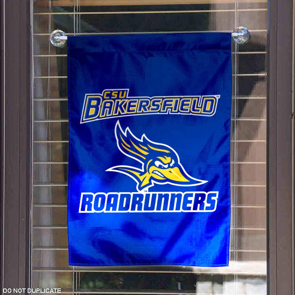 Cal State Bakersfield Road Runners Wordmark Garden Flag Double Sided Banner - Sports Collectibles, Sports Memorabilia, Sports Fan Shop, Sports Gifts