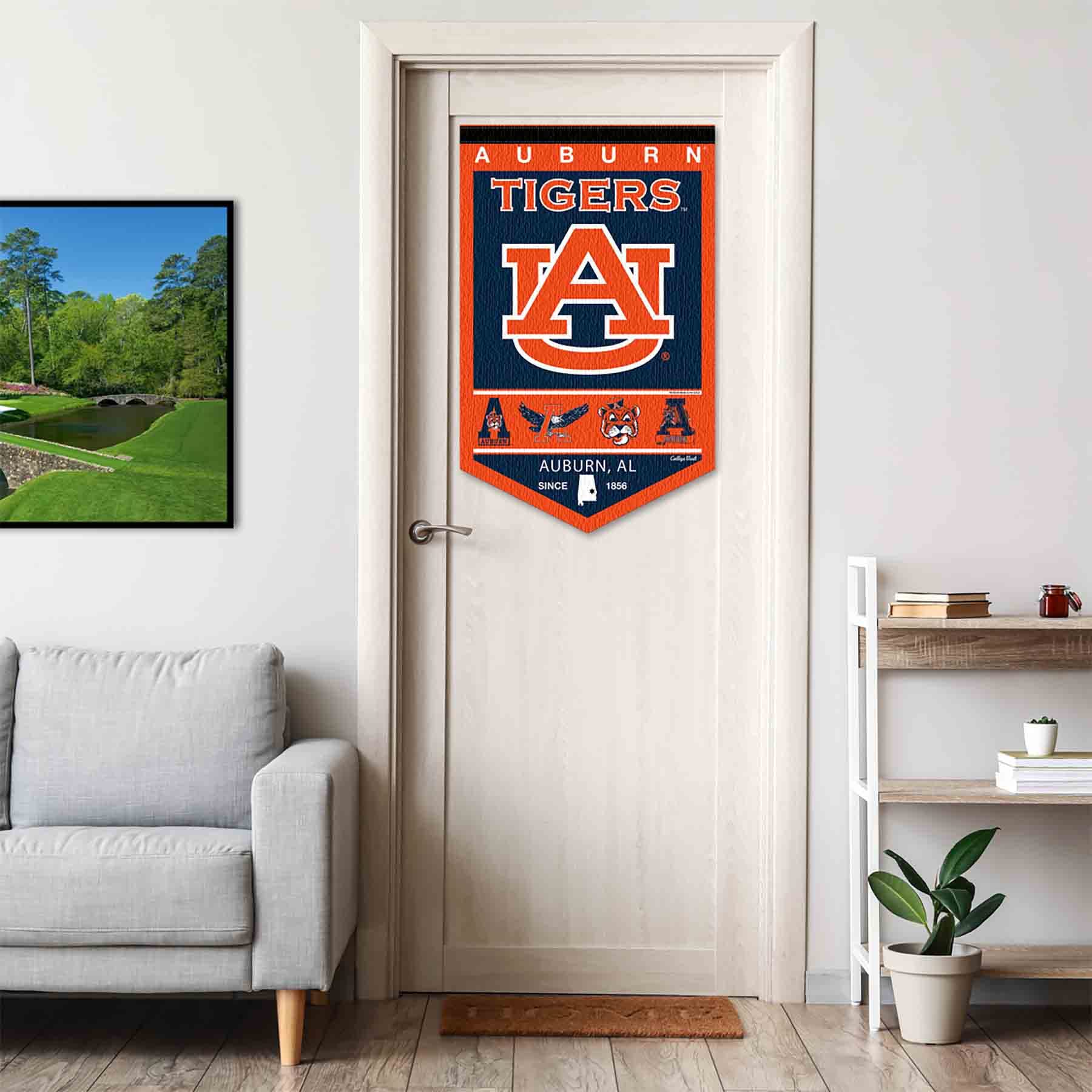 College Flags & Banners Co. Auburn Heritage History Banner Pennant - Sports Collectibles, Sports Memorabilia, Sports Fan Shop, Sports Gifts