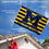College Flags & Banners Co. Hail to the Victors Flag and Pole Bracket Mount Bundle - Sports Collectibles, Sports Memorabilia, Sports Fan Shop, Sports Gifts