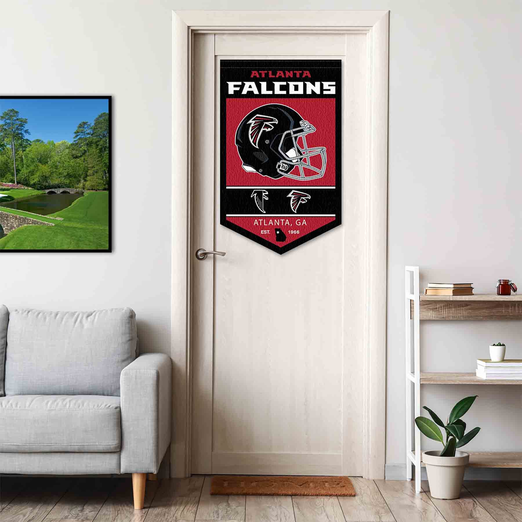 WinCraft Atlanta Falcons Heritage History Banner Pennant - Sports Collectibles, Sports Memorabilia, Sports Fan Shop, Sports Gifts
