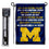 College Flags & Banners Co. Michigan Wolverines Fight Song Garden Flag and Flag Stand Pole Holder Set - Sports Collectibles, Sports Memorabilia, Sports Fan Shop, Sports Gifts