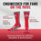 For Bare Feet NCAA OHIO STATE BUCKEYES MVP Crew Sock Team Color Large - Sports Gifts, Sports Memorabilia, Sports Collectibles, Fan Shop