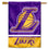 WinCraft Los Angeles Lakers Double Sided House Banner Flag - Sports Collectibles, Sports Memorabilia, Sports Fan Shop, Sports Gifts