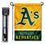 WinCraft Oakland Athletics Garden Flag with Stand Holder - Sports Collectibles, Sports Memorabilia, Sports Fan Shop, Sports Gifts