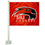 College Flags & Banners Co. Southern Illinois Edwardsville Cougars Car Flag - Sports Collectibles, Sports Memorabilia, Sports Fan Shop, Sports Gifts