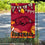College Flags & Banners Co. Arkansas Razorbacks Fall Leaves Football Season Garden Yard Flag - Sports Collectibles, Sports Memorabilia, Sports Fan Shop, Sports Gifts