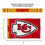WinCraft Kansas City Chiefs Printed Header 3x5 Foot Banner Flag - Sports Collectibles, Sports Memorabilia, Sports Fan Shop, Sports Gifts