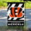 Cincinnati Bengals White Stripes Garden Flag Double Sided Banner - Sports Collectibles, Sports Memorabilia, Sports Fan Shop, Sports Gifts