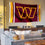 WinCraft Washington Commanders Flag Outdoor Indoor 3x5 Foot Banner - Sports Collectibles, Sports Memorabilia, Sports Fan Shop, Sports Gifts
