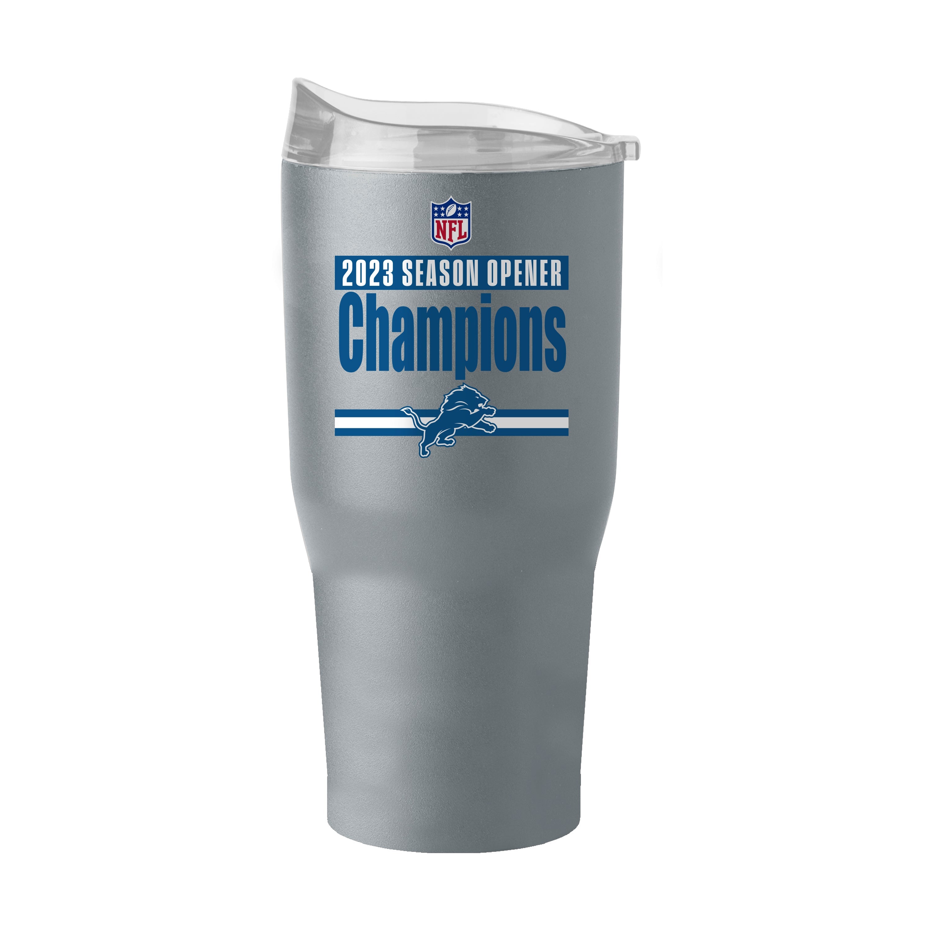 Detroit Lions 2023 Season Opener Winner 30oz Powder Coat Tumbler