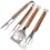 YouTheFan NCAA Clemson Tigers Classic Series 3-Piece BBQ Set Brown - Sports Collectibles, Sports Memorabilia, Sports Fan Shop, Sports Gifts
