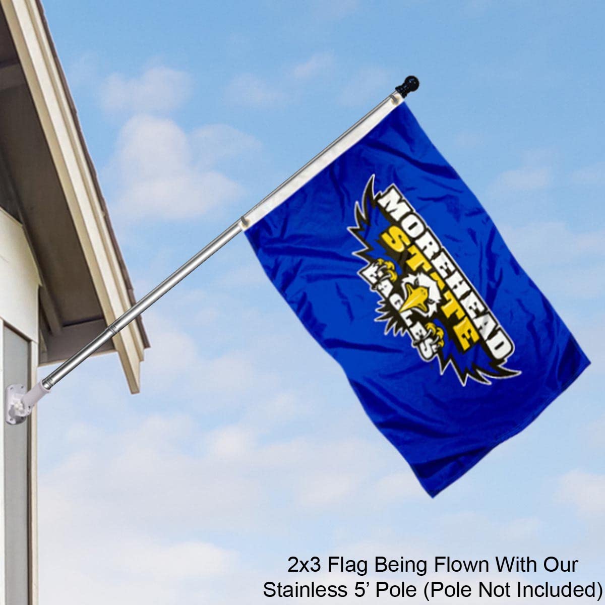 College Flags & Banners Co. Morehead State Eagles 2x3 Foot Flag - Sports Collectibles, Sports Memorabilia, Sports Fan Shop, Sports Gifts