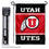 College Flags & Banners Co. Utah Garden Flag with Stand Holder - Sports Collectibles, Sports Memorabilia, Sports Fan Shop, Sports Gifts