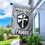 College Flags & Banners Co. Providence University Friars Banner Flag with Flag Pole Set - Sports Collectibles, Sports Memorabilia, Sports Fan Shop, Sports Gifts