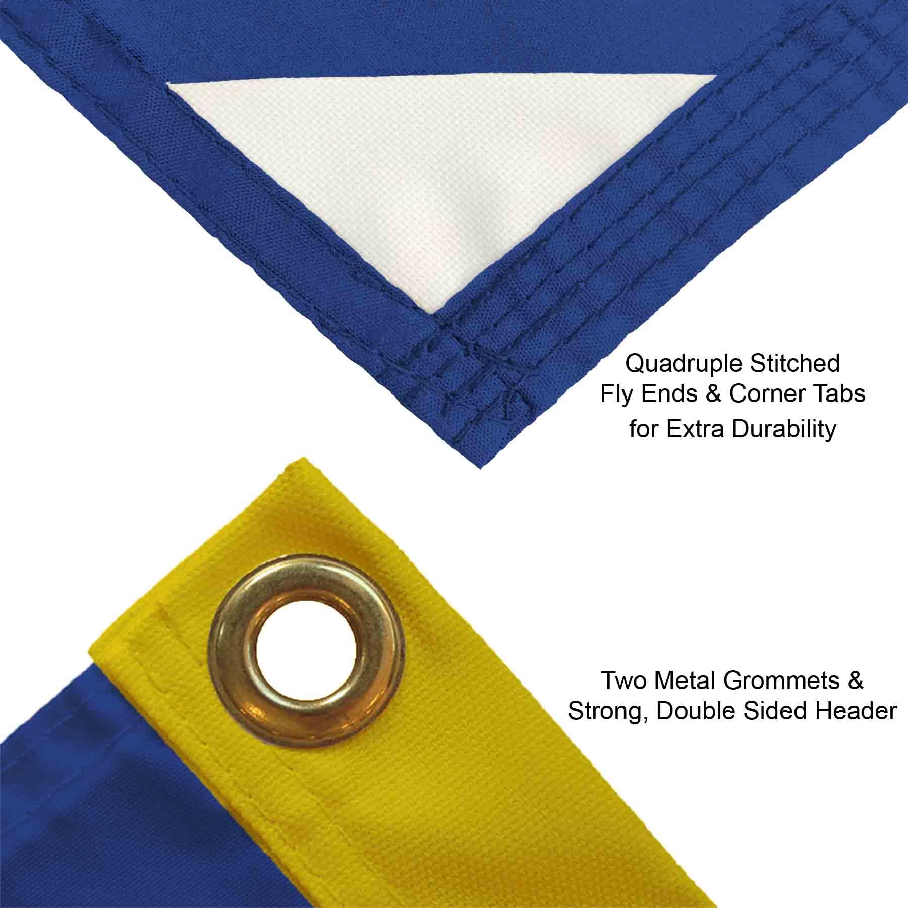 WinCraft Los Angeles Rams Printed Header 3x5 Foot Banner Flag - Sports Collectibles, Sports Memorabilia, Sports Fan Shop, Sports Gifts