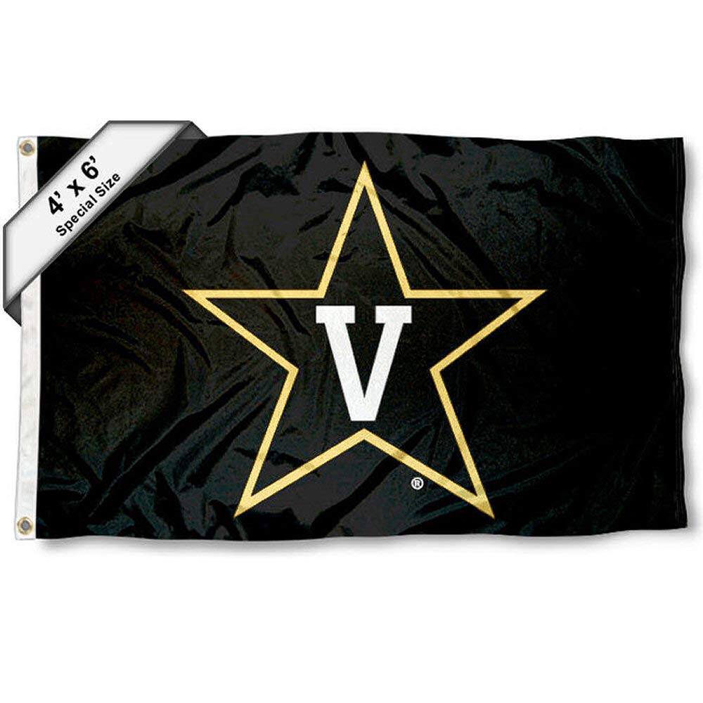 College Flags & Banners Co. Vanderbilt Commodores 4 ft x 6 ft Flag - Sports Collectibles, Sports Memorabilia, Sports Fan Shop, Sports Gifts