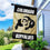 University of Colorado House Flag with Flag Pole Set - Sports Collectibles, Sports Memorabilia, Sports Fan Shop, Sports Gifts